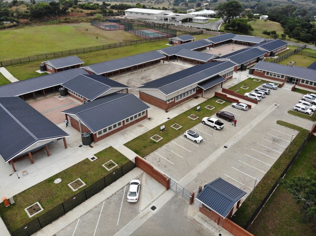 New school building in rural community